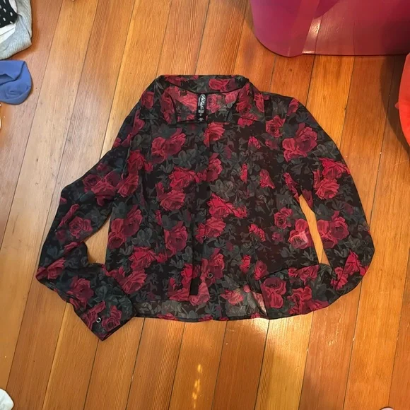 Aeropostale Floral Blouse - Picture 1 of 1